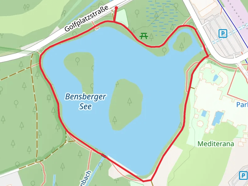 Bensberger See Loop via Koelnpfad