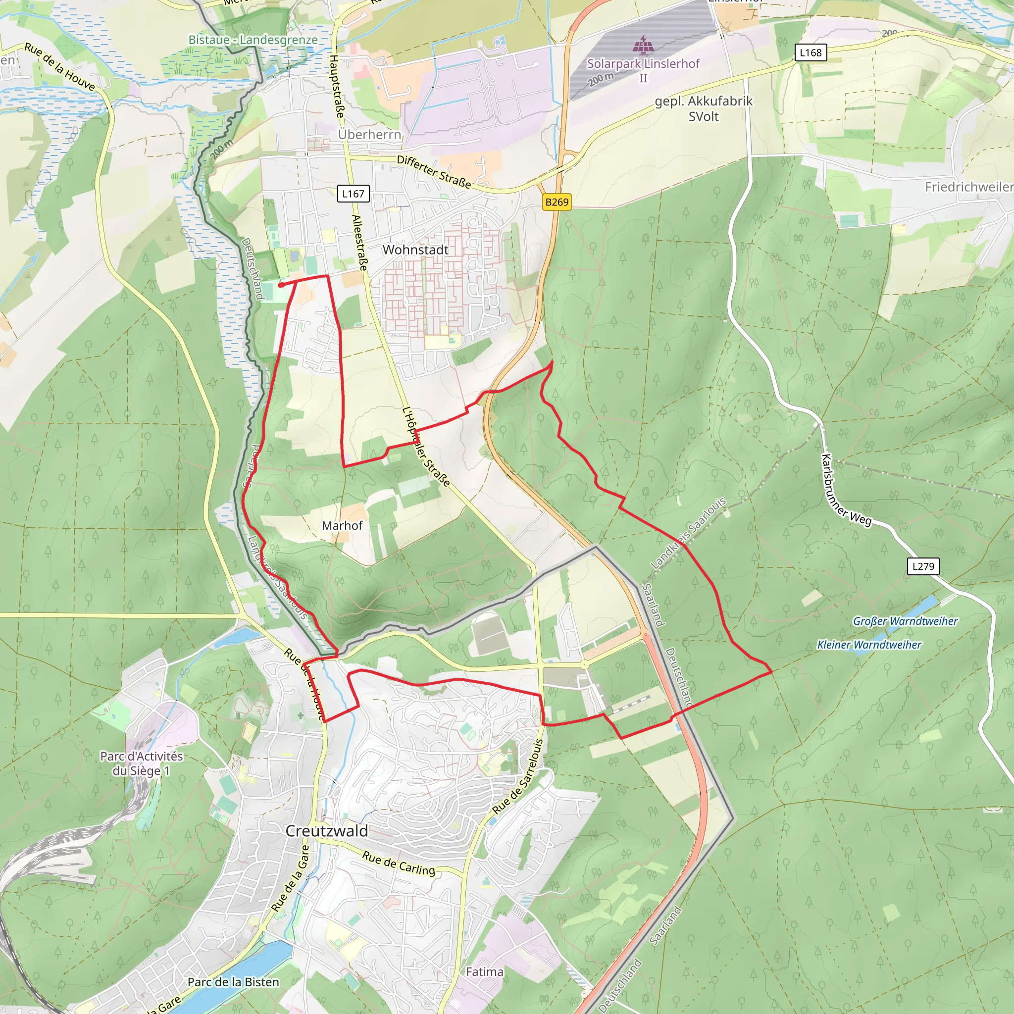 Circuit L'ancien Tramway mobile static map