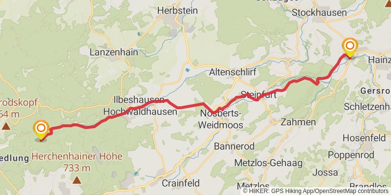 Bonifatius - Route stage 8 Map