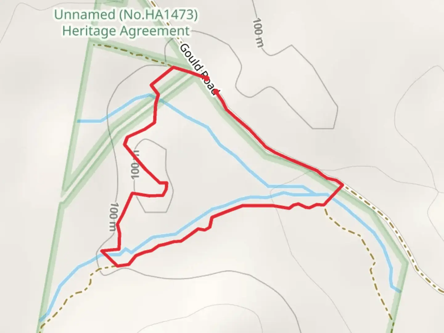 An image depicting the trail Watercourse Walk - Scott Conservation Park and its surrounding area.