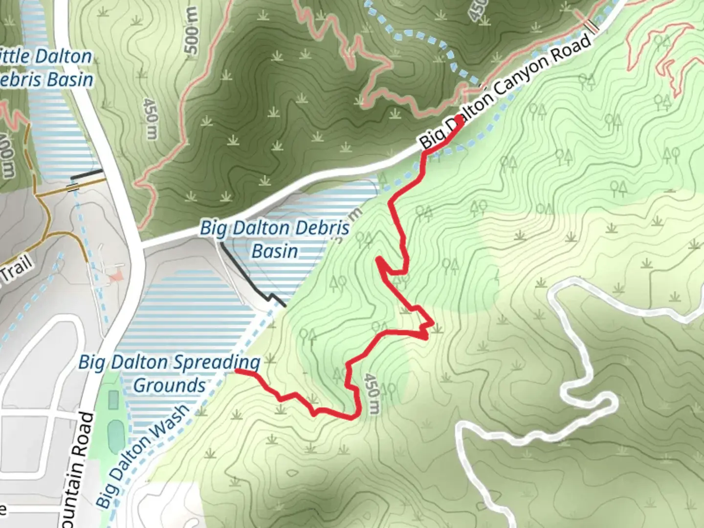 An image depicting the trail Wren Meacham and its surrounding area.