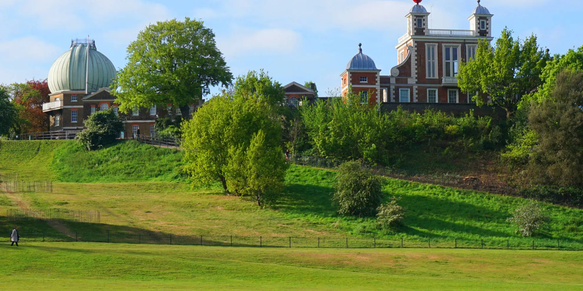 An image depicting the trail Greenwich Museum - Observatory and Park and its surrounding area.