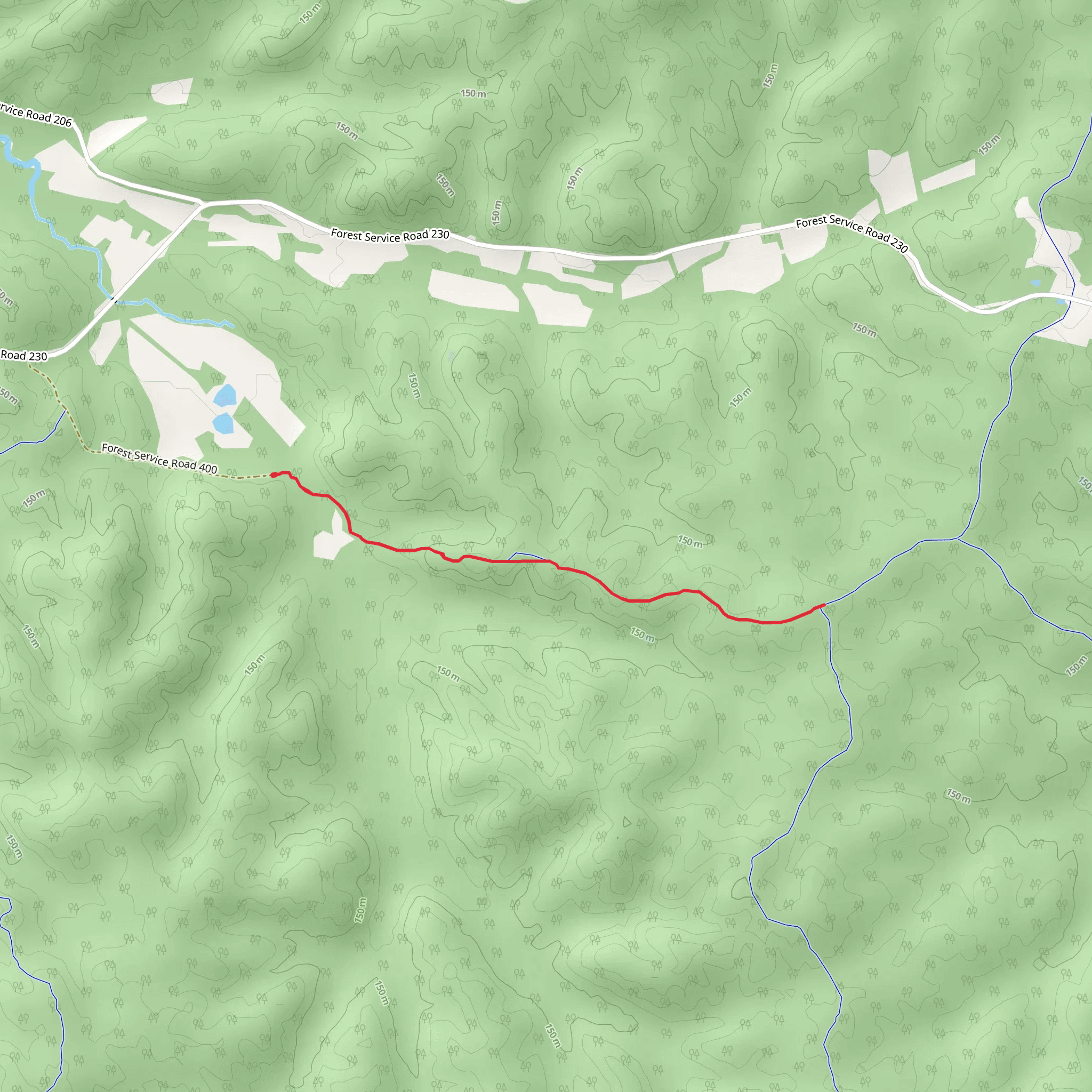 Telegraph Trail mobile static map