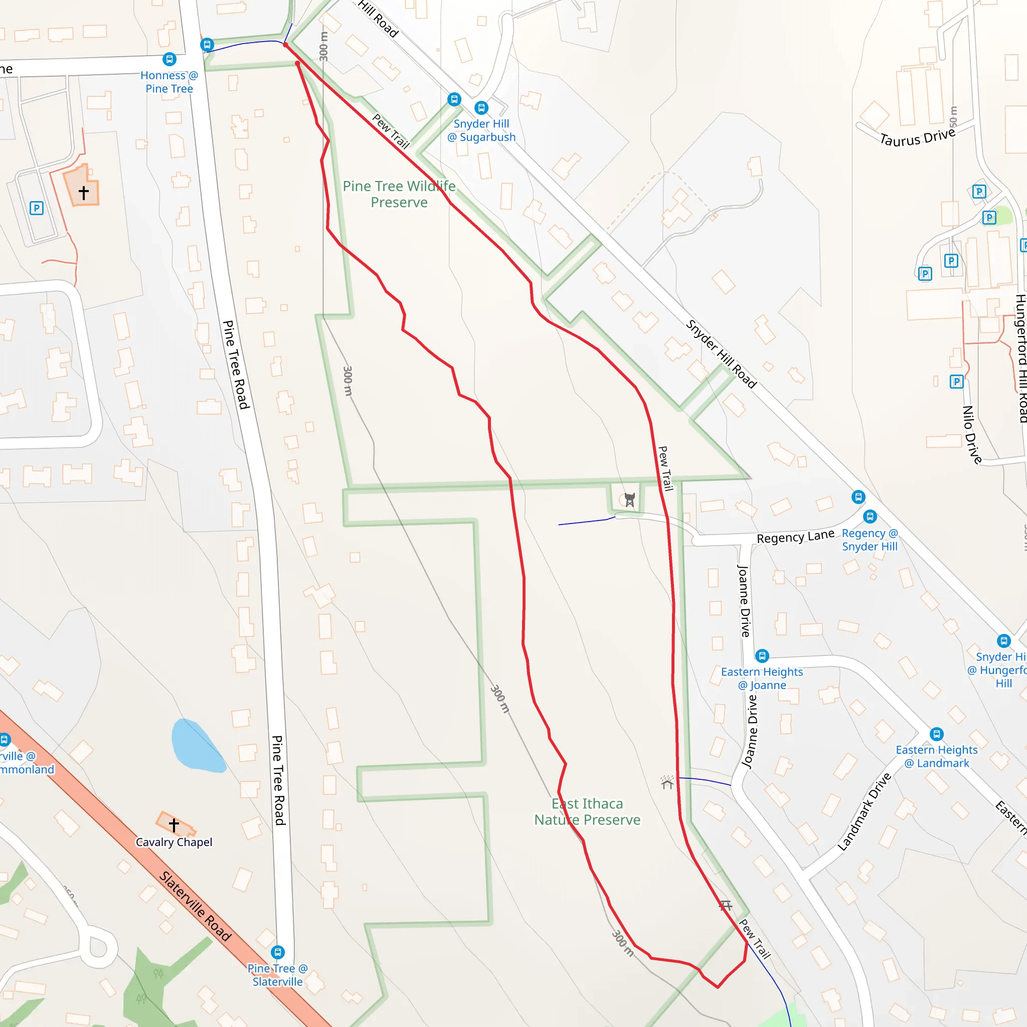 Pew Trail Loop mobile static map