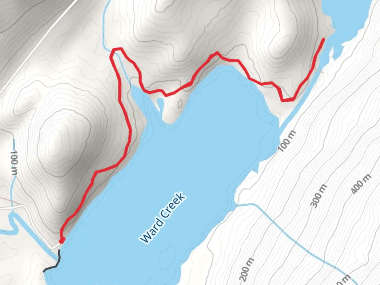 An image depicting the trail Connell Lake Trail and its surrounding area.