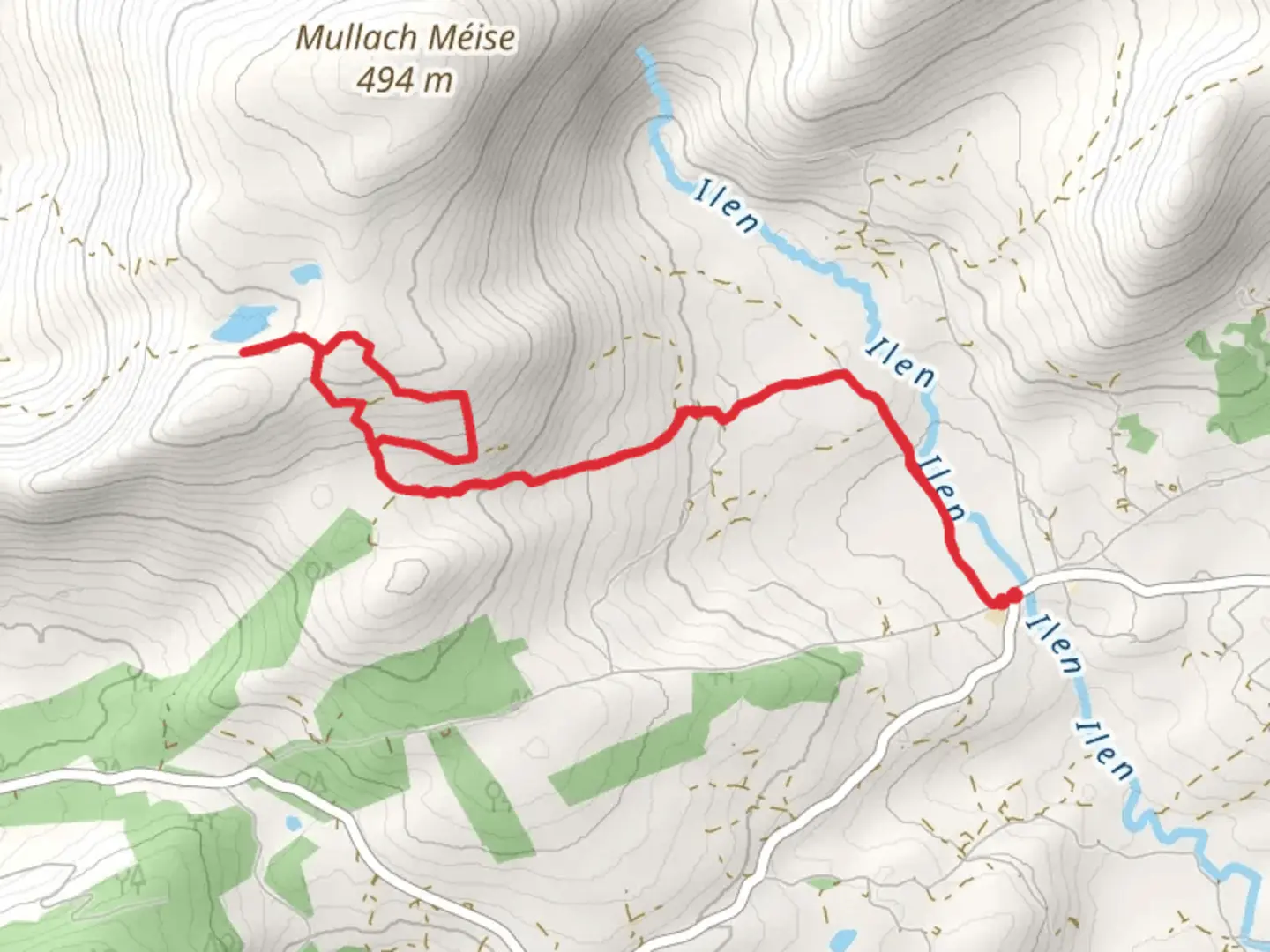 An image depicting the trail Sheep's Head - Glounaclohy Walk - Drimoleague and its surrounding area.