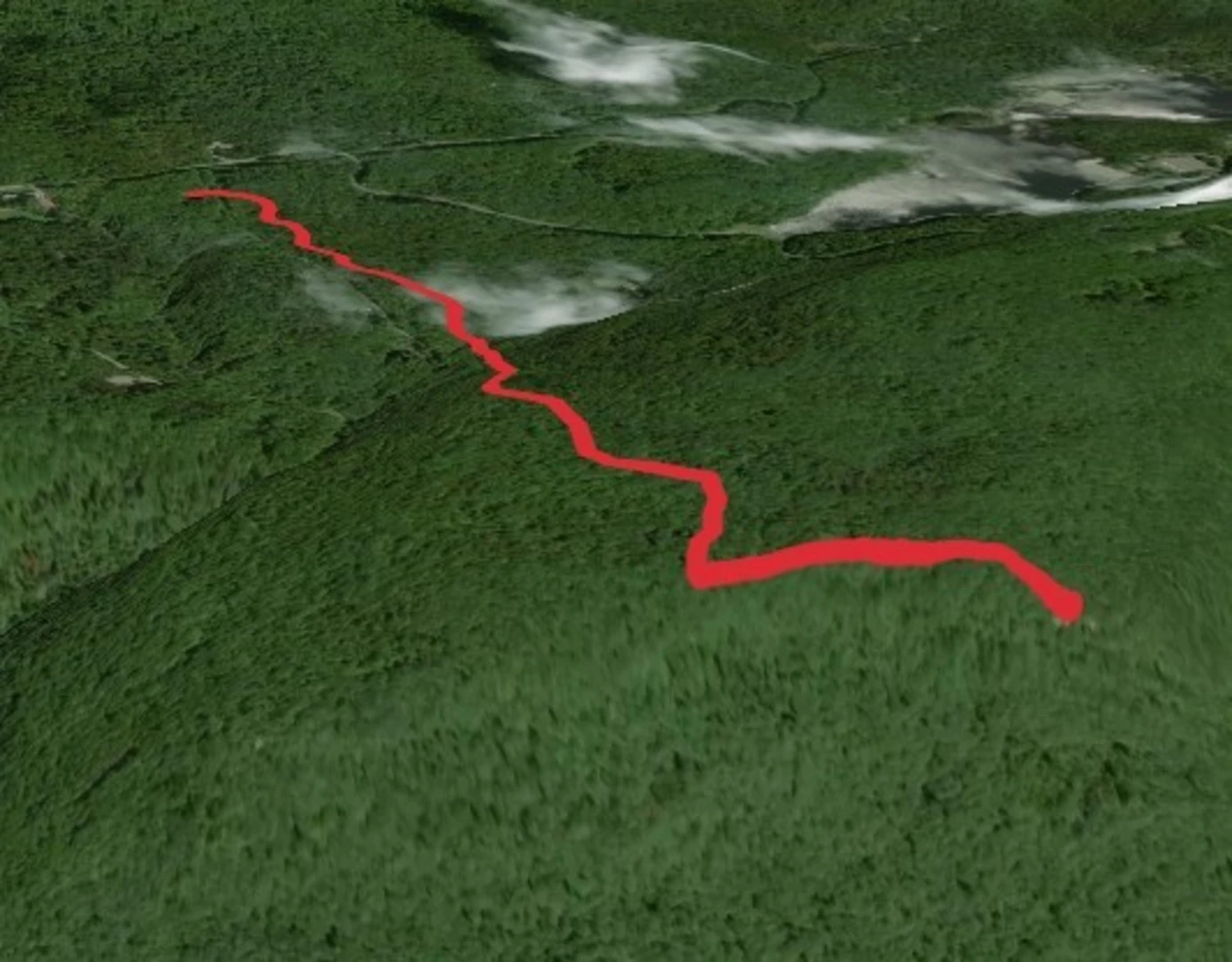 An image depicting the trail Escarpment Short Trail and its surrounding area.