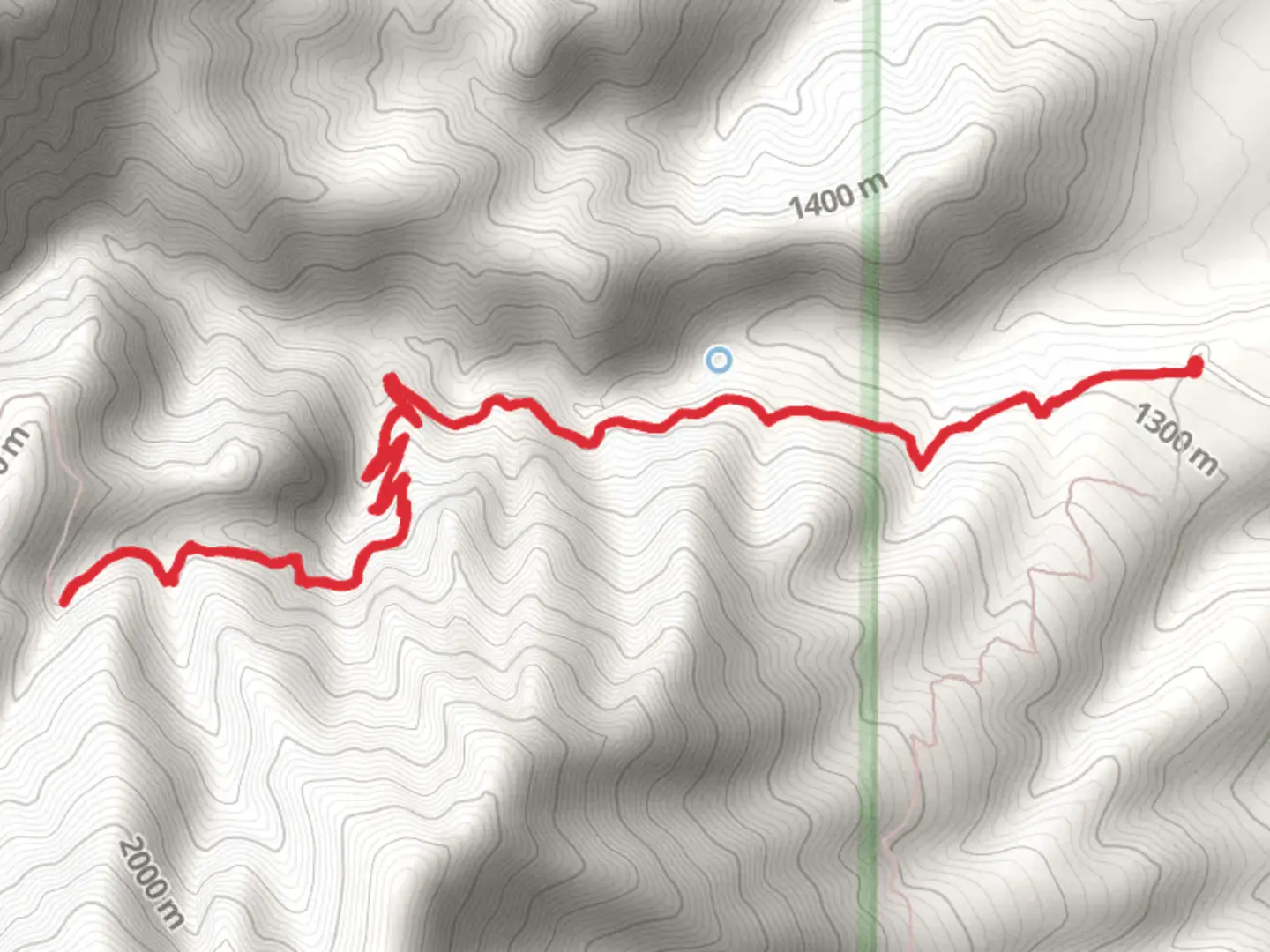 An image depicting the trail Barnhardt Trail to Creek and its surrounding area.