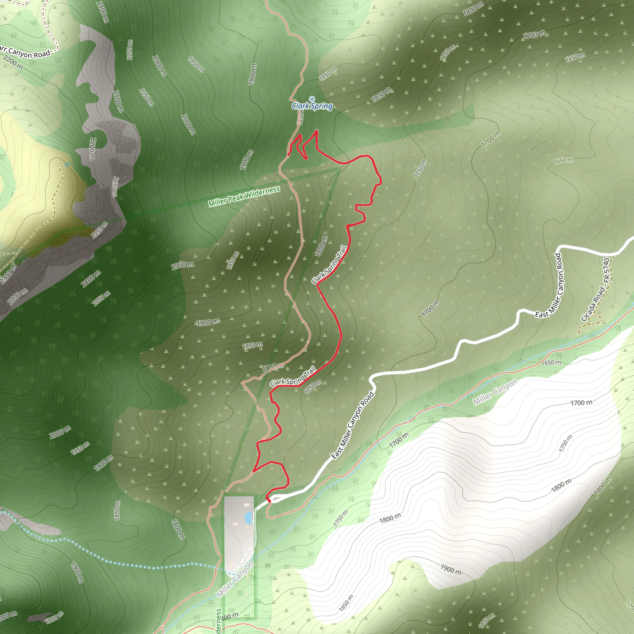 John Cooper Trail mobile static map