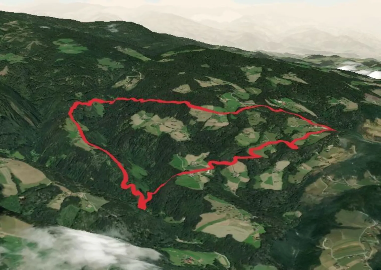 An image depicting the trail Sporiroaofen Loop Trail and its surrounding area.