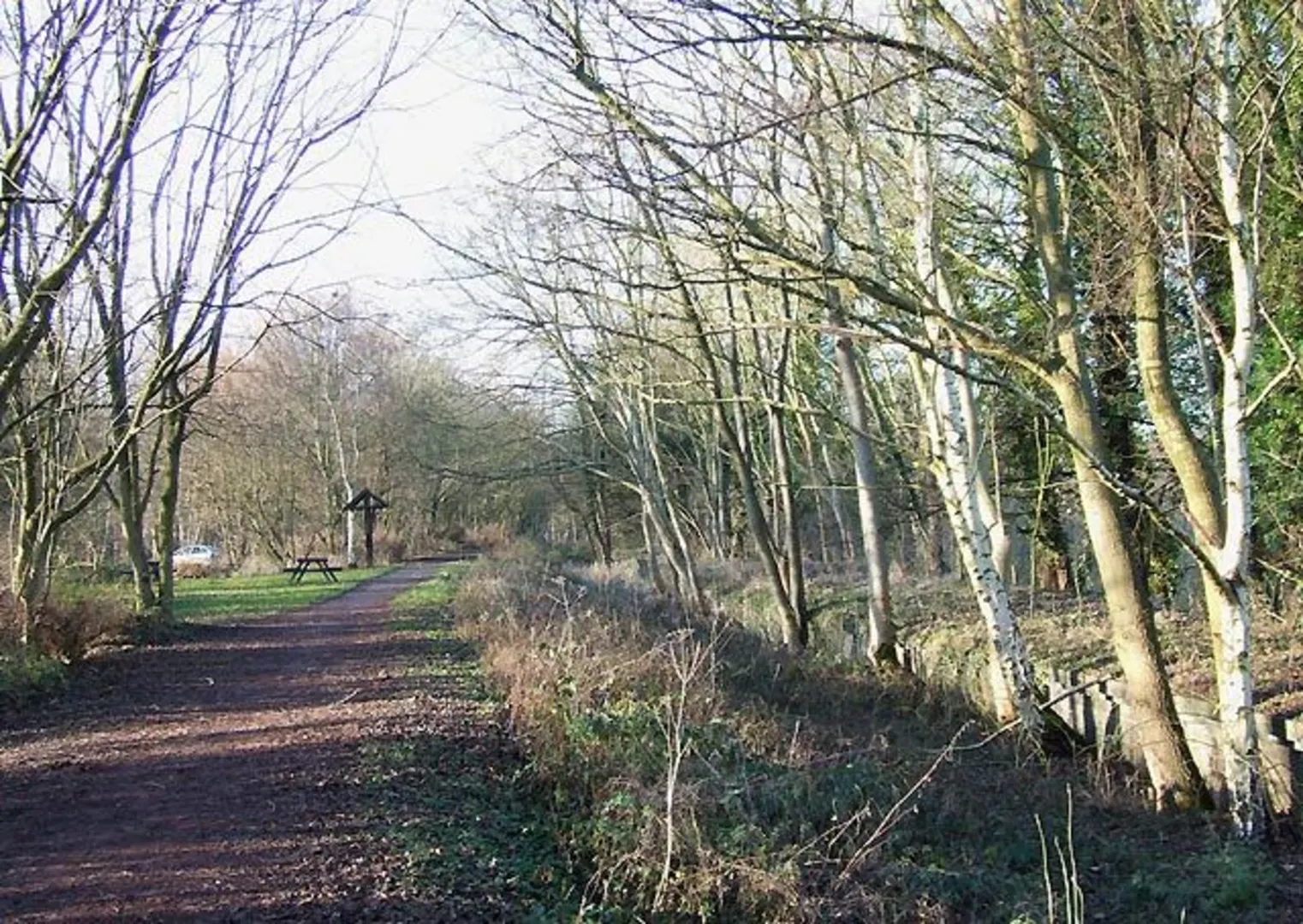An image depicting the trail South Staffordshire Railway Walk and its surrounding area.