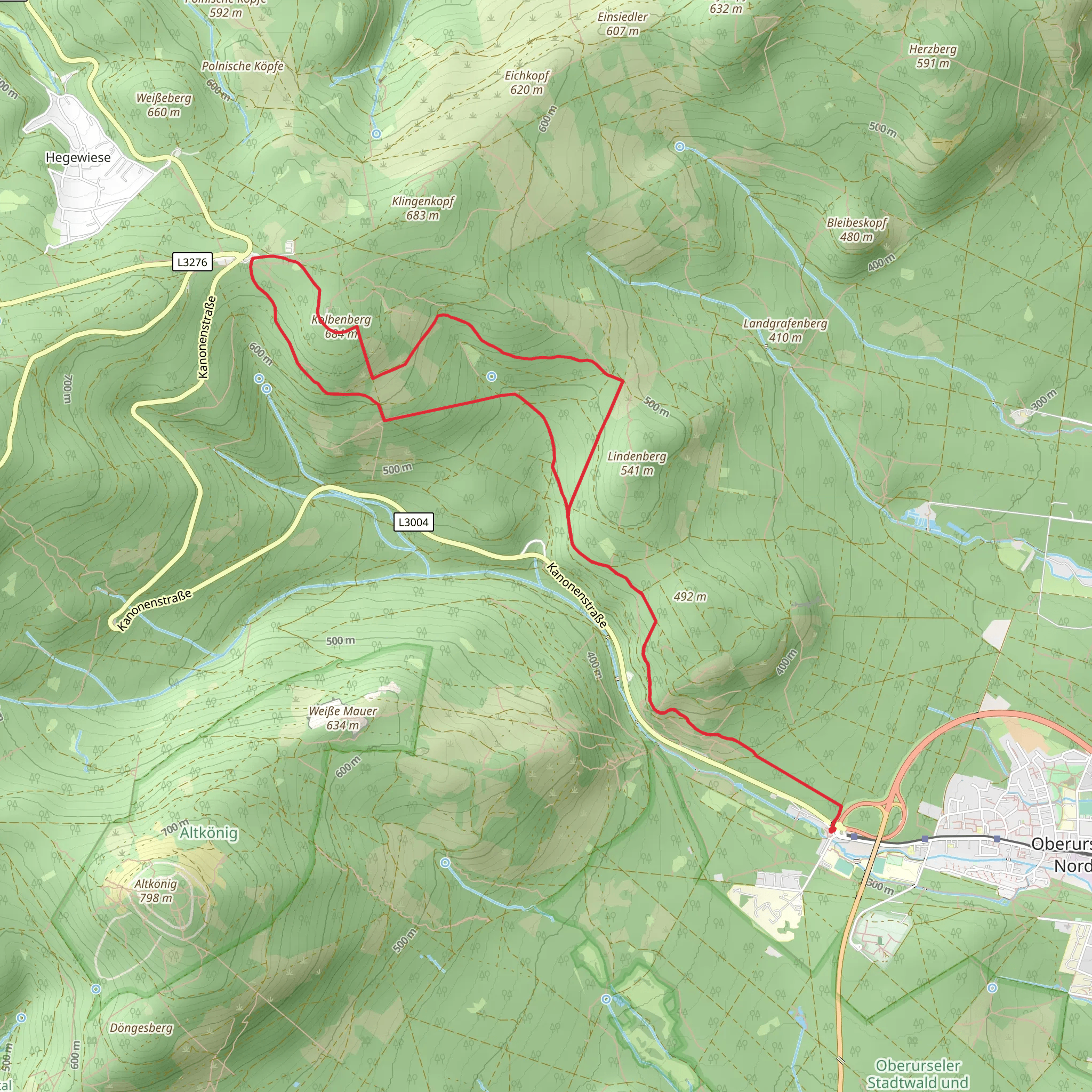 Kolbenberg via Ferdinandweg mobile static map