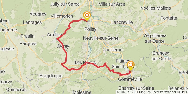 GR 2 - Sentier de la Seine alt 2 Map