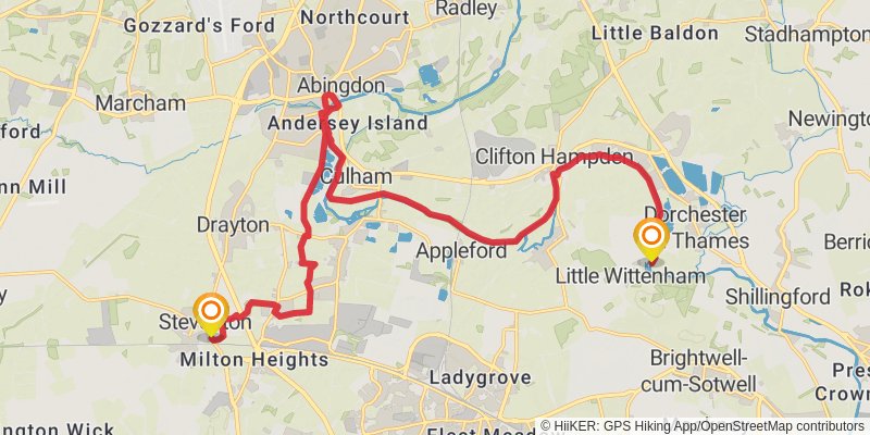 Orange Way stage 21 Map
