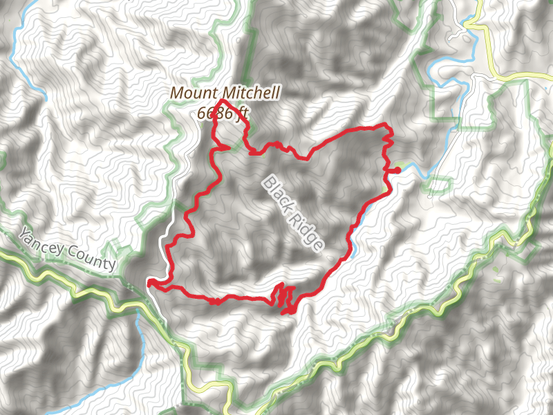Mount Mitchell and Chestnut Knob Loop