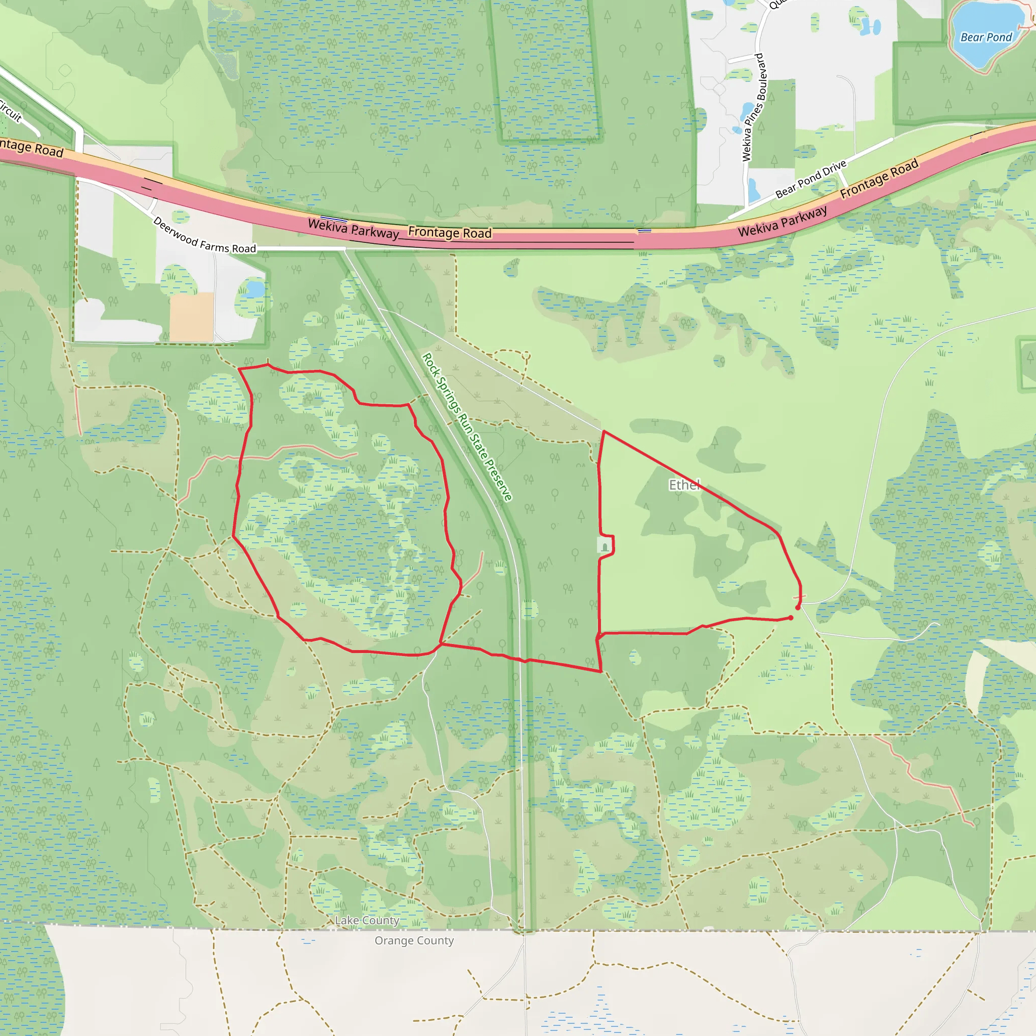 Ethel Loop mobile static map