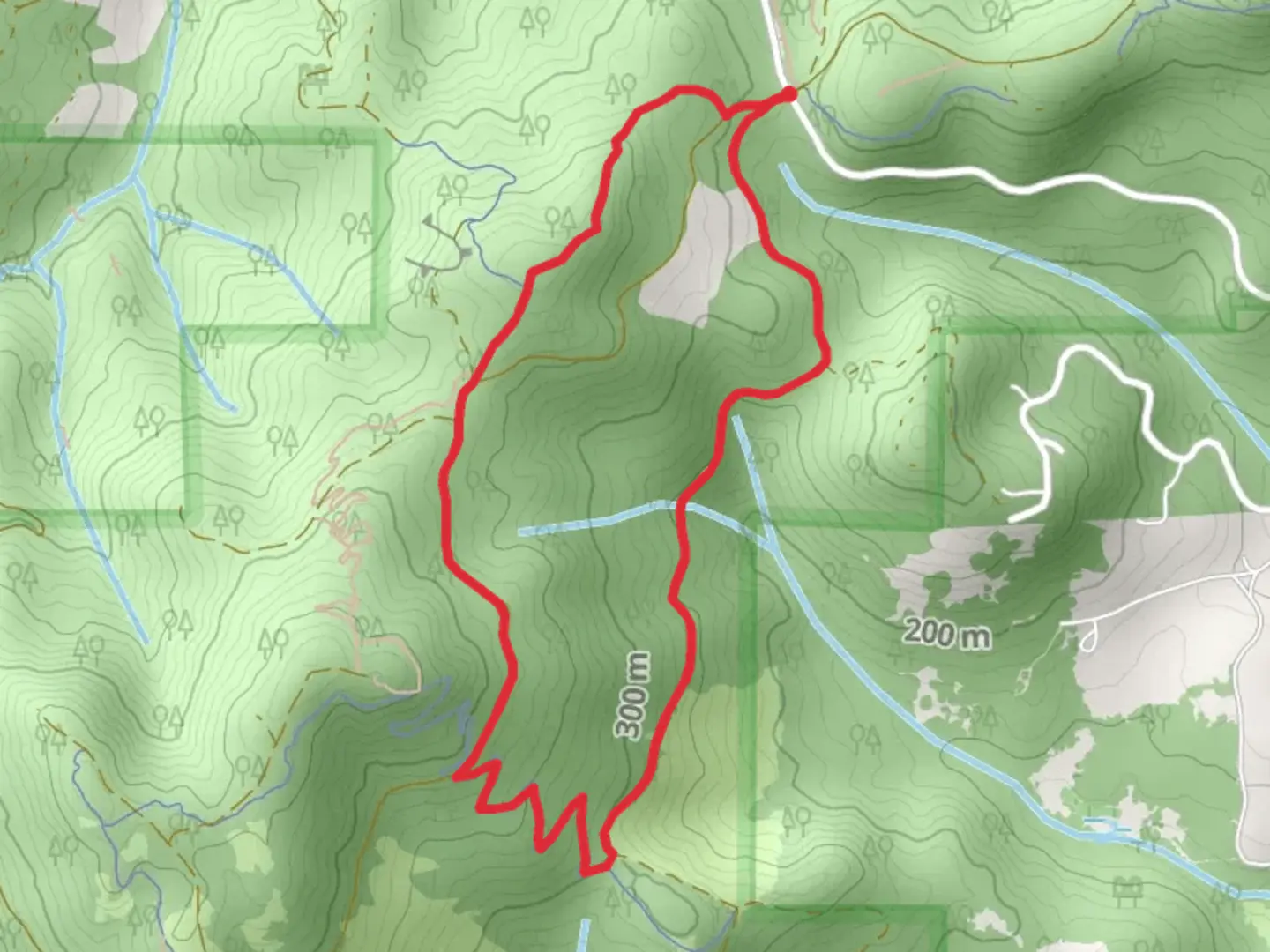 An image depicting the trail Upper Horse and Ridge Loop Trail and its surrounding area.
