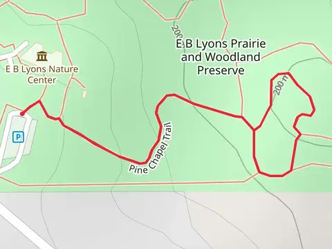 E B Lyons Prairie and Woodland Preserve Short Loop - South