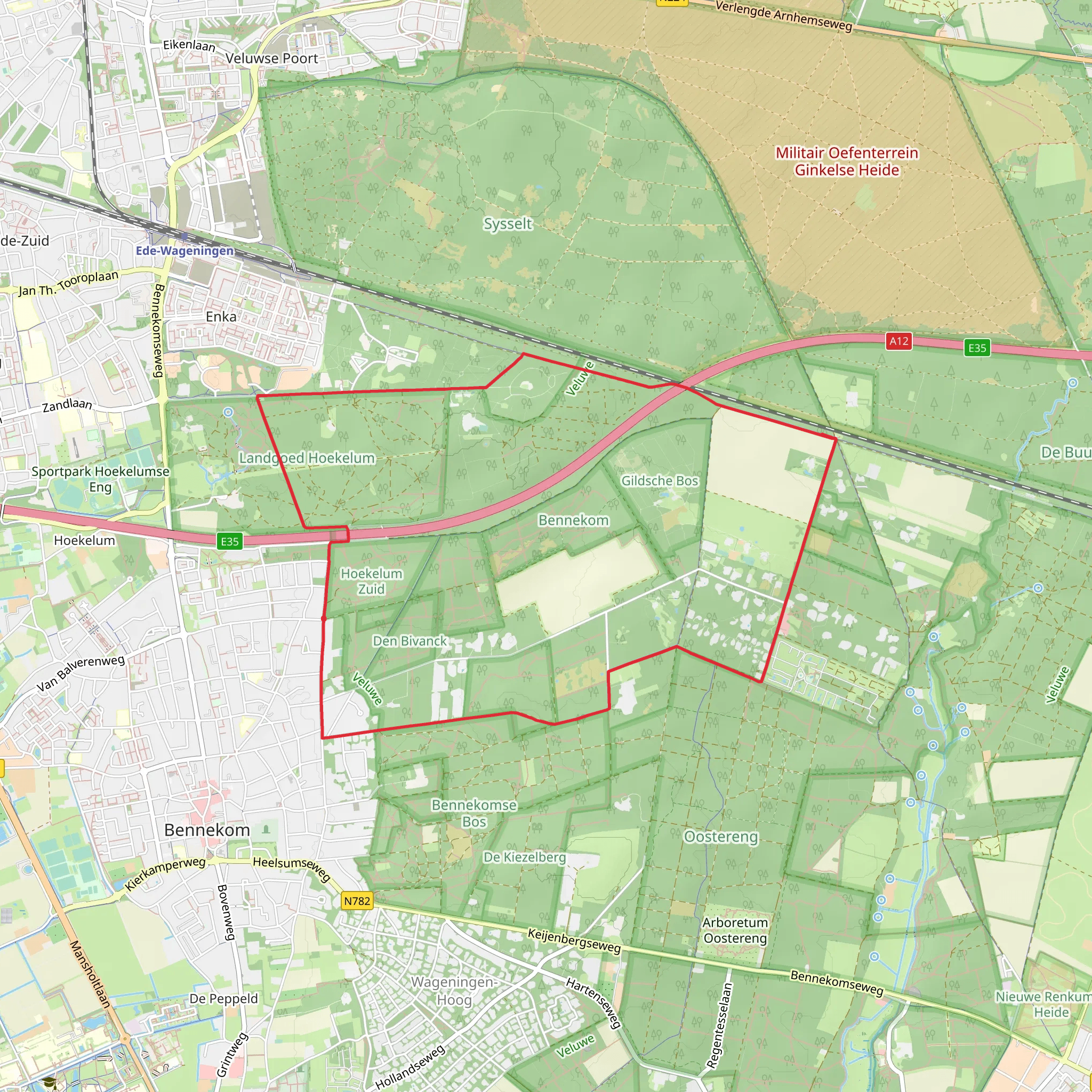 Panorama Weg, Doctor Hartogs Weg and Born Weg mobile static map