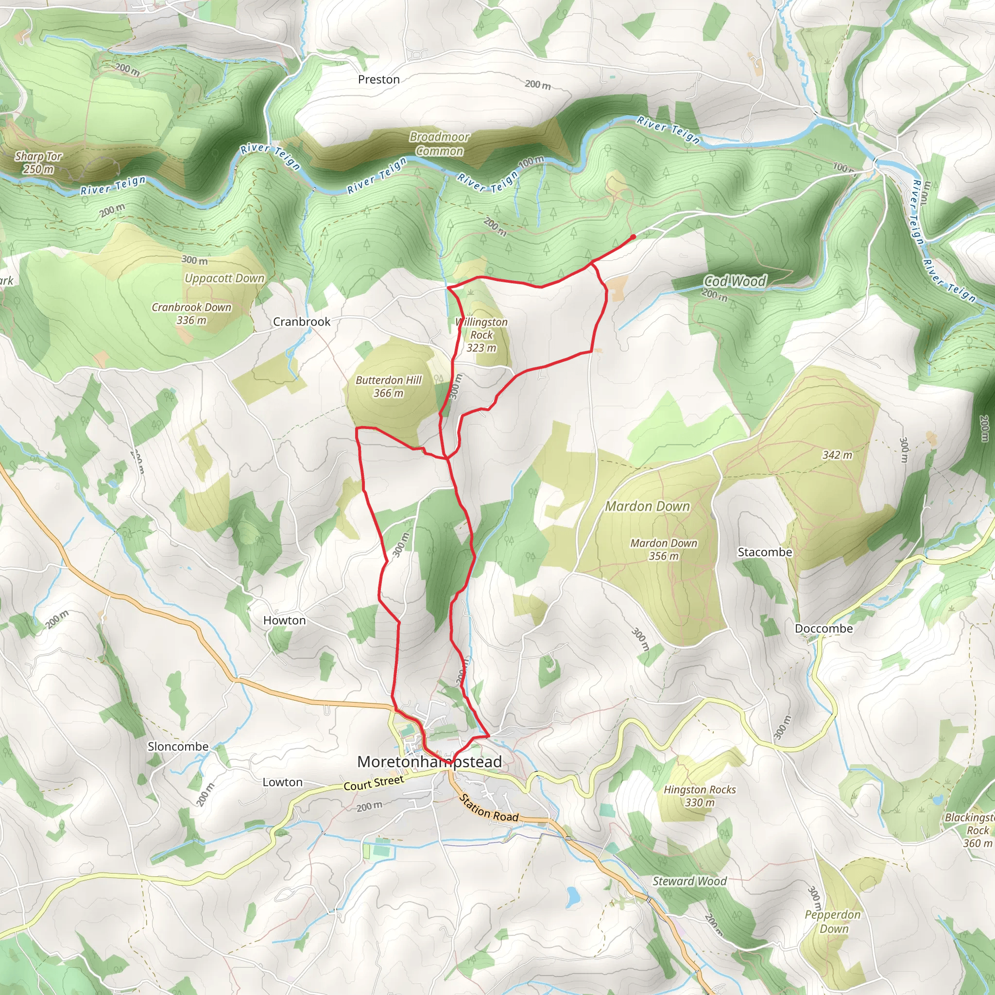 Holcombe Loop mobile static map