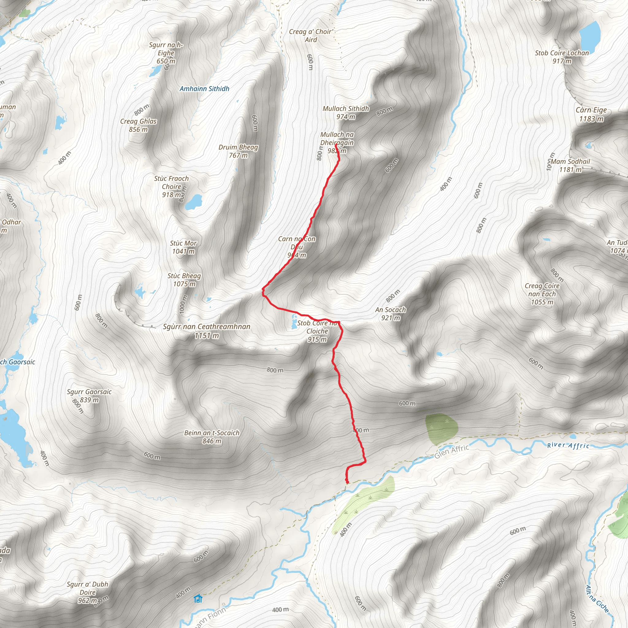 Mullach na Dheiragain mobile static map