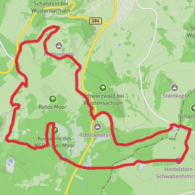 NSG Rotes Moor and Haldelstein Loop mobile static map