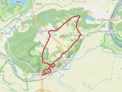 Schiffmuhle and Neuenhagen Loop via Kleiner Krebssee