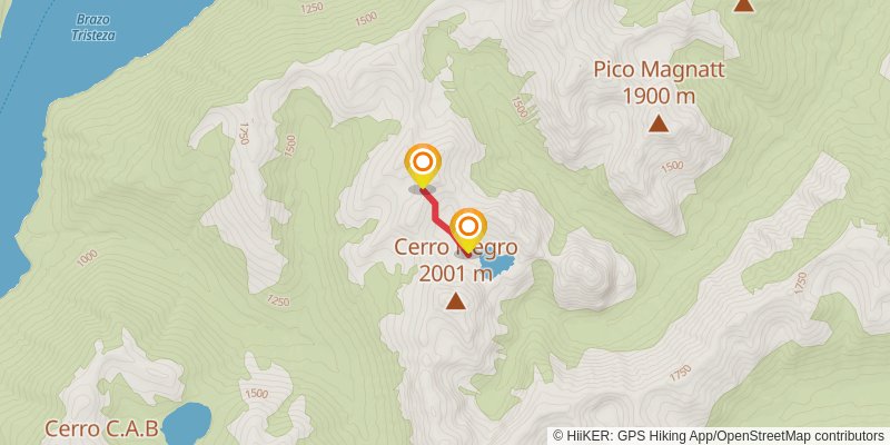 Nahuel Huapi Traverse alt 4 Map