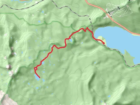 Yoran Lake, Midnight Lake via Pacific Crest Trail