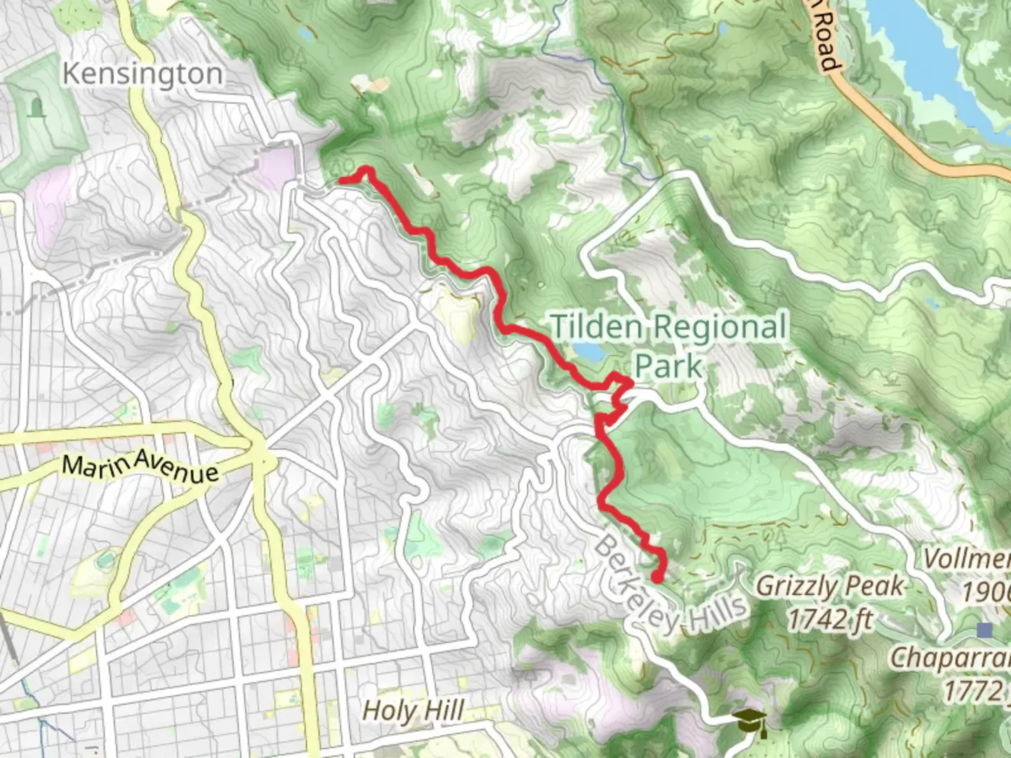 An image depicting the trail Selby Trail and its surrounding area.