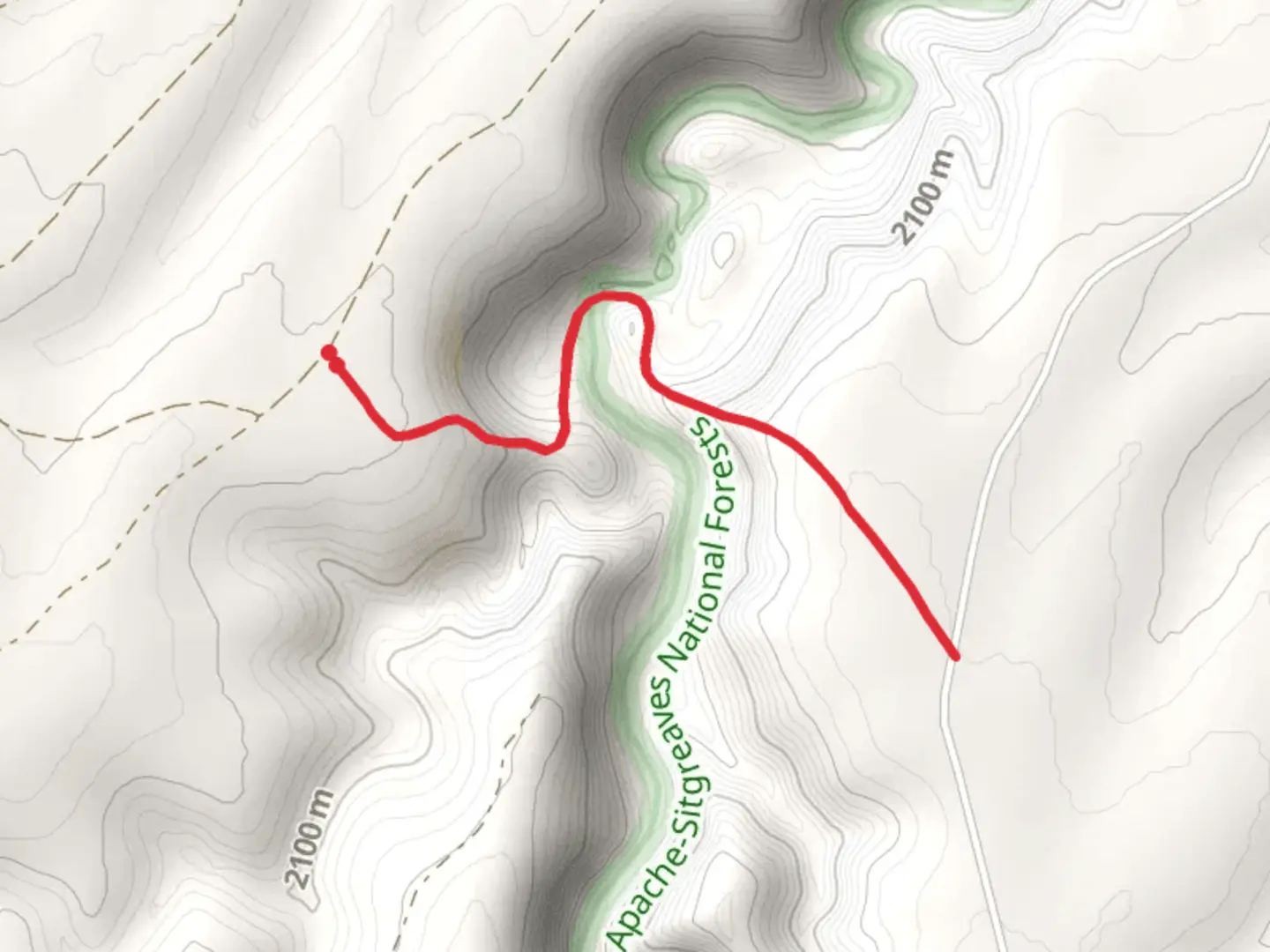 An image depicting the trail Victorine Crossing Trail and its surrounding area.