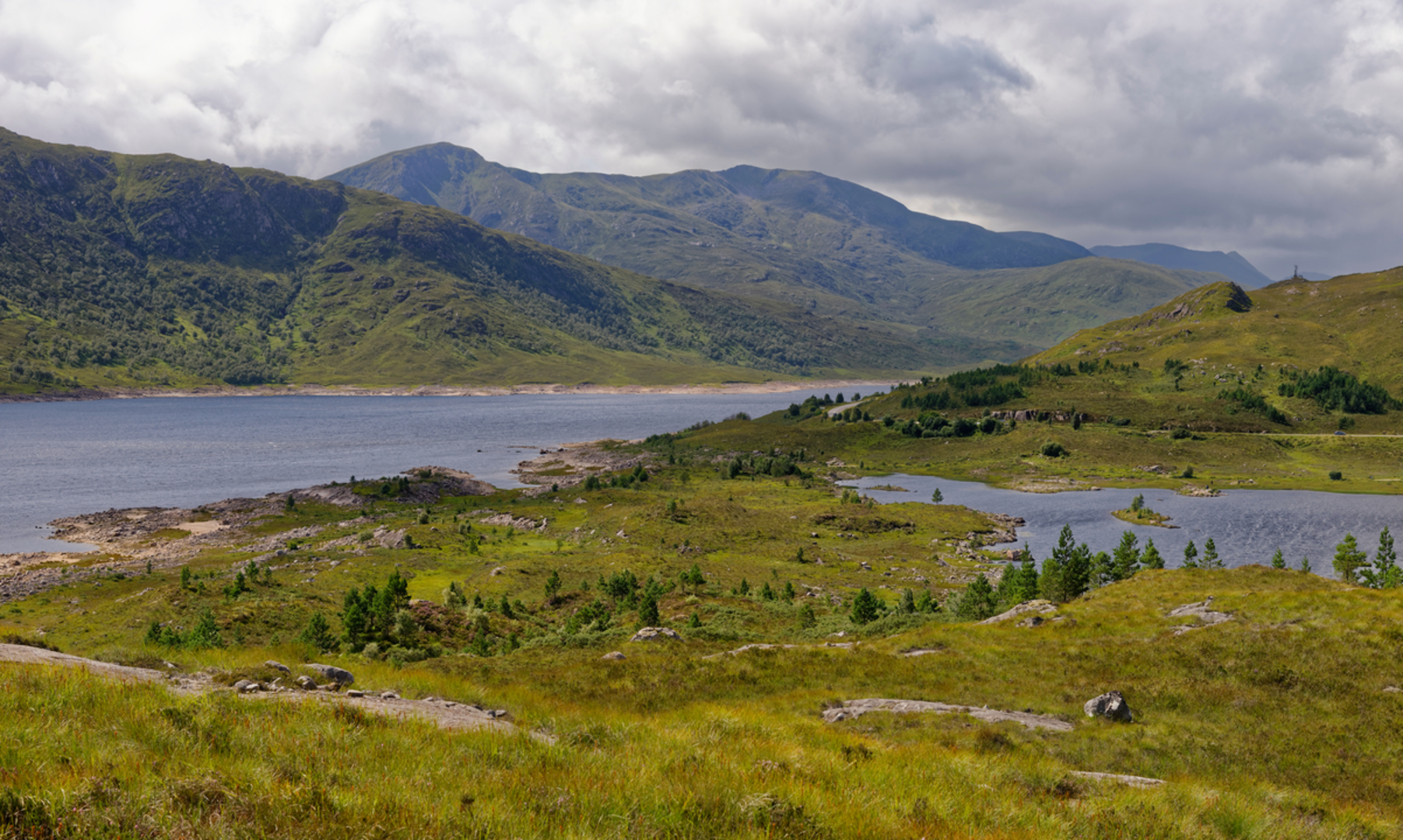 An image depicting the trail Aonach Air Chrith Walk and its surrounding area.