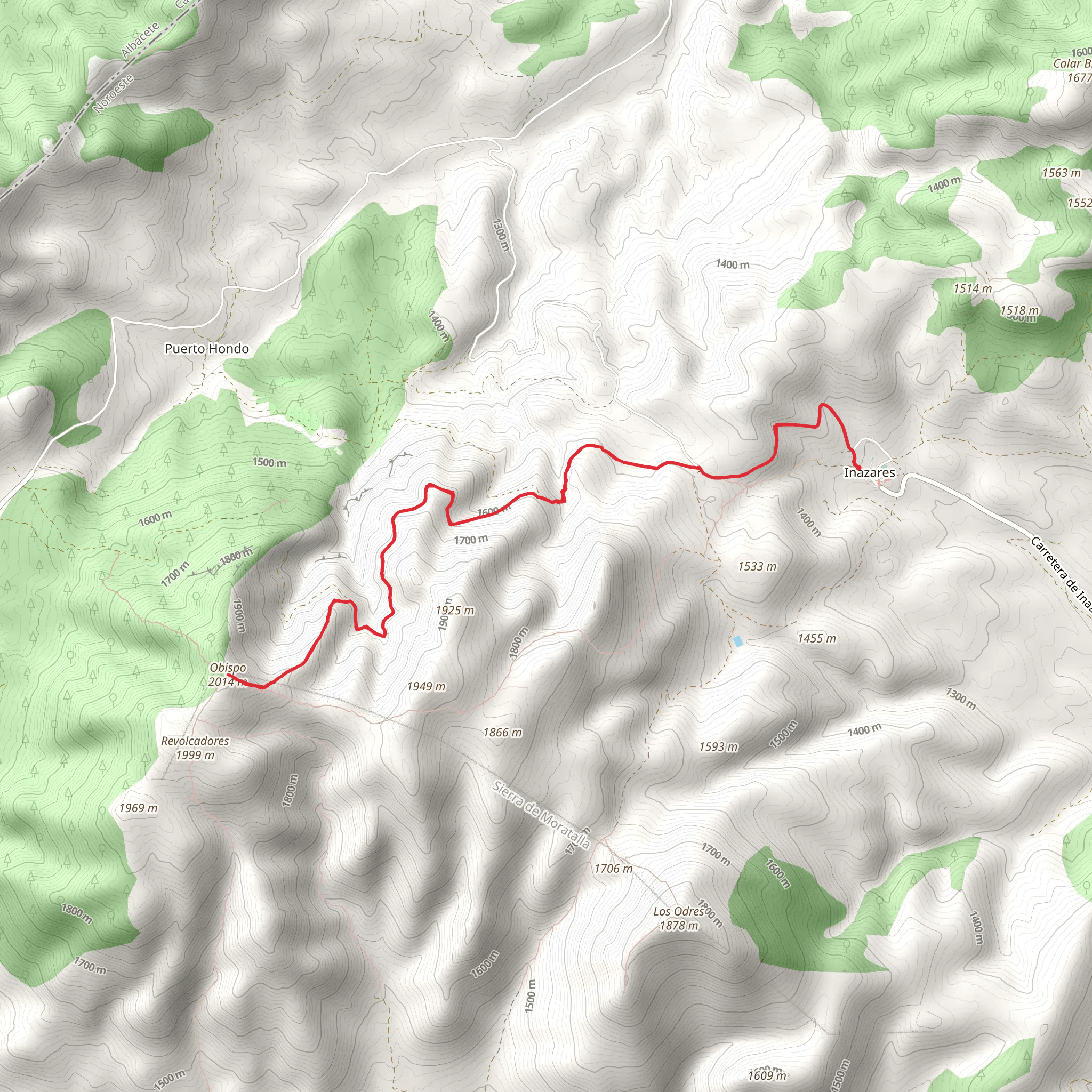 Revolcadores Trail - Moratalla PR MU 105 mobile static map