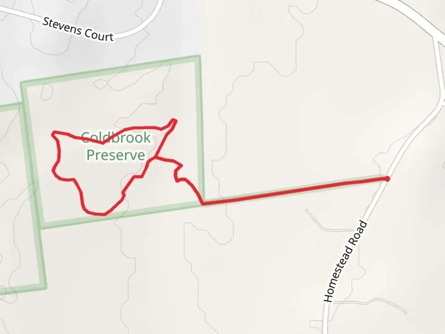 An image depicting the trail Yellow - Blue Trail from Homestead Road and its surrounding area.