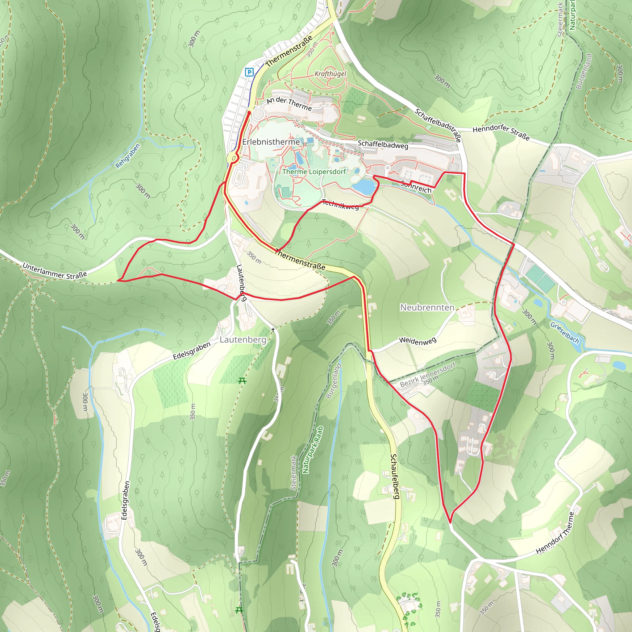 Lautenberg and Schaufelberg Loop mobile static map