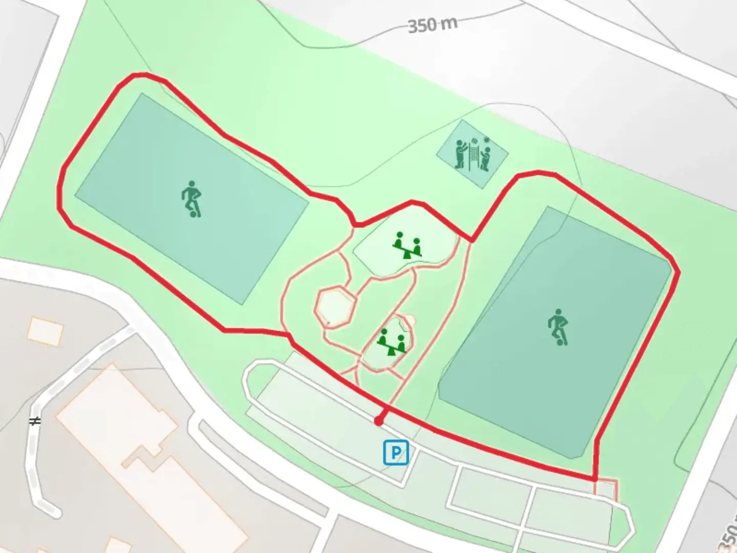 An image depicting the trail Herdklotz Park Loop and its surrounding area.
