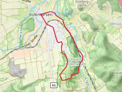Volkmarsen V1 and V6 Loop