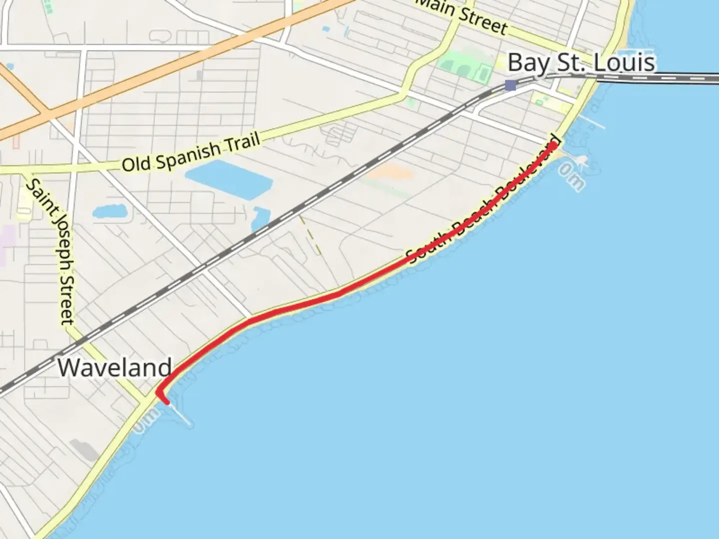 An image depicting the trail Boulebard Boardwalk and its surrounding area.