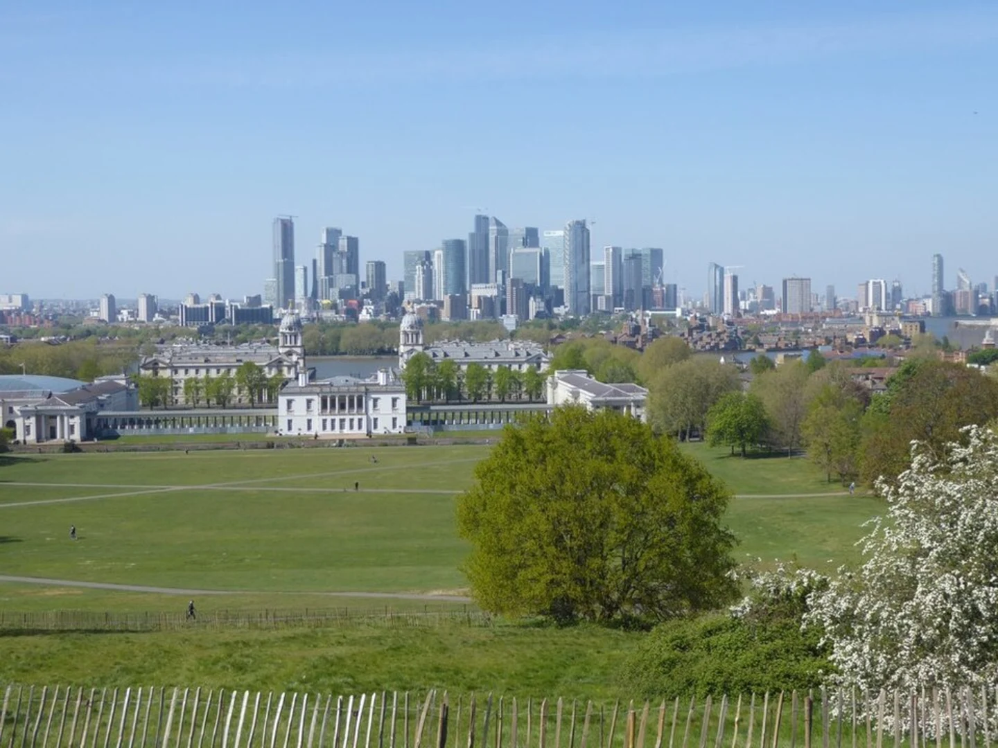 An image depicting the trail Greenwich Park and its surrounding area.