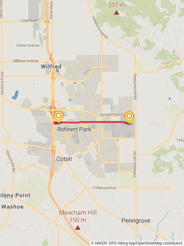 Walk along Copeland Creek