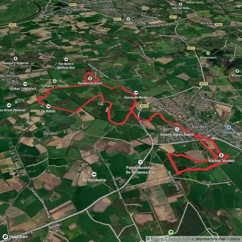 Kasteel Vorden and Kasteel Hackfort via Het Bilderspad