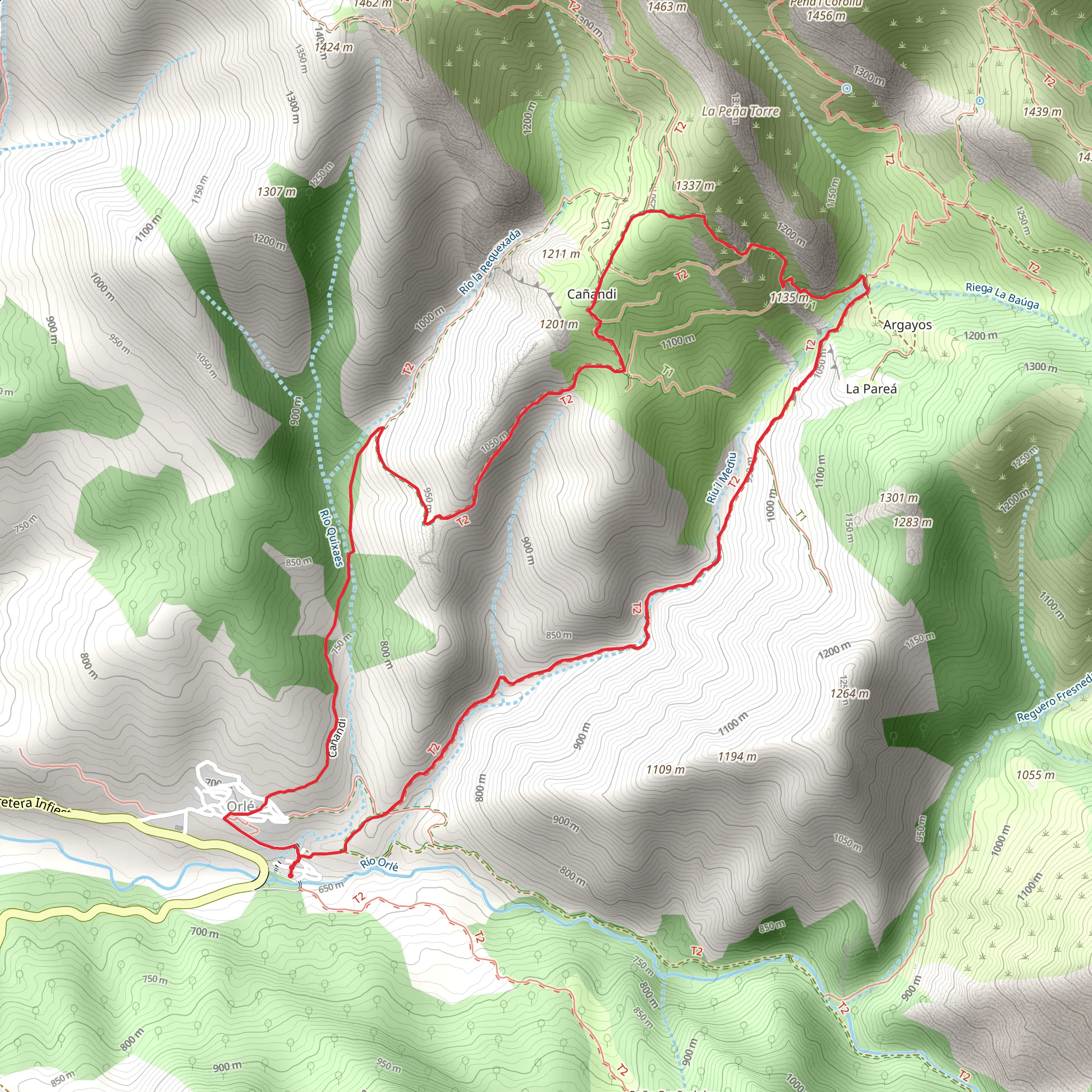 Snow Route - Orle by Llagu Ovia mobile static map