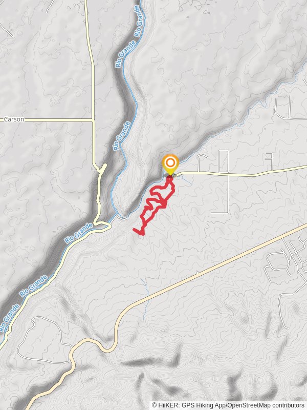 Rift Valley Trail and Klaurer Trail mobile static map