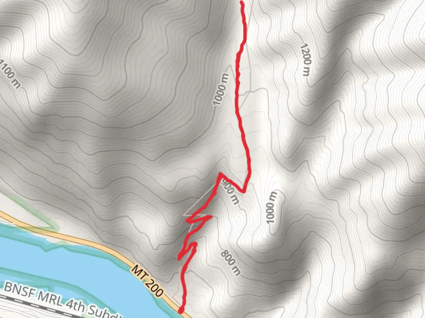An image depicting the trail Blacktail Creek Trail and its surrounding area.