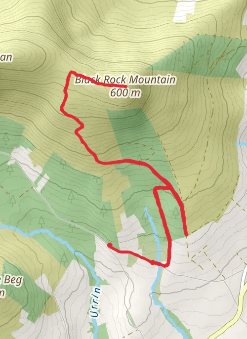 County Wexford Hiking mobile static map