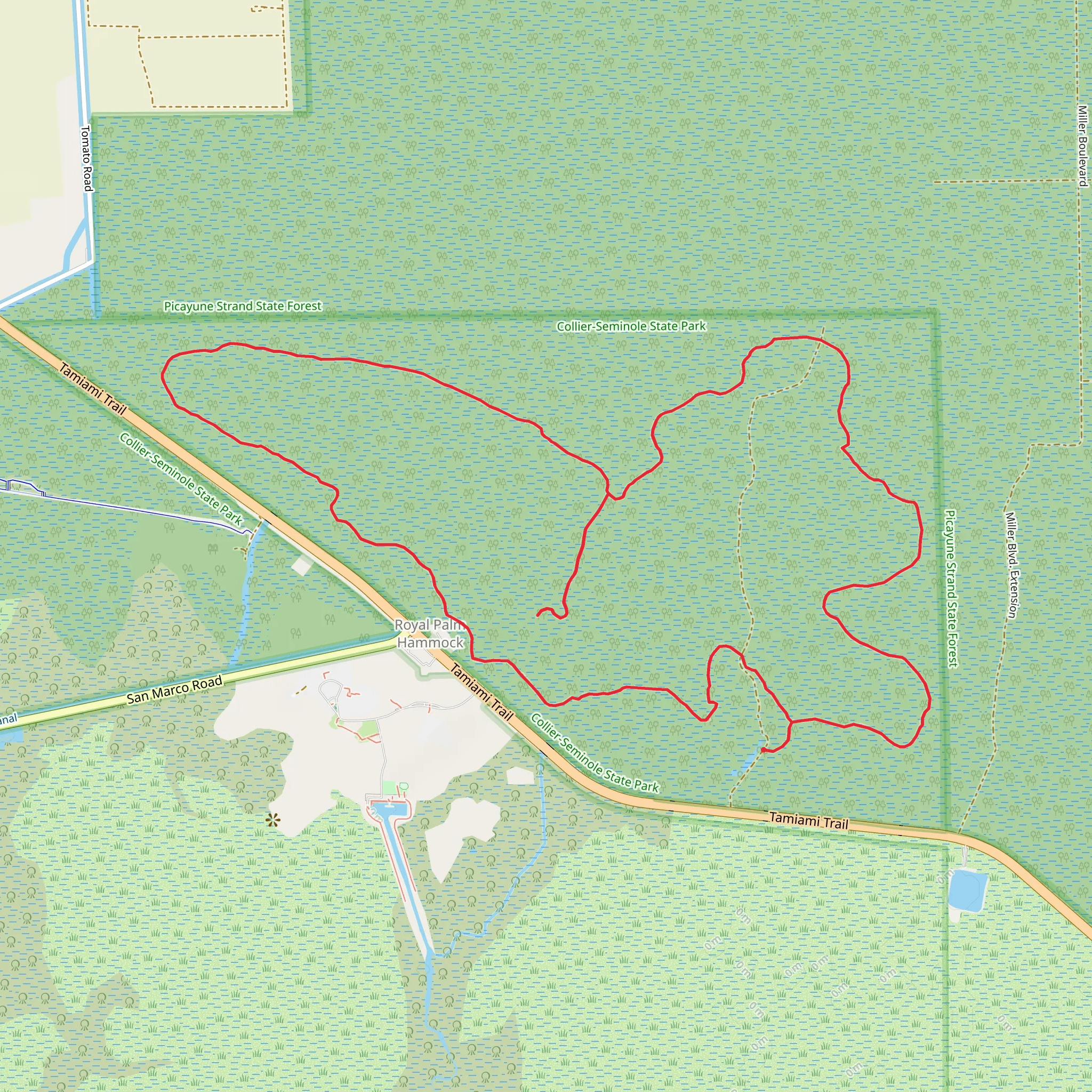 Adventure Loop Trail mobile static map