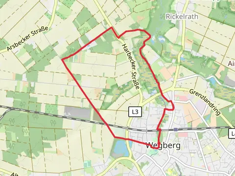 Wegberg Route Lila and Flachsroute
