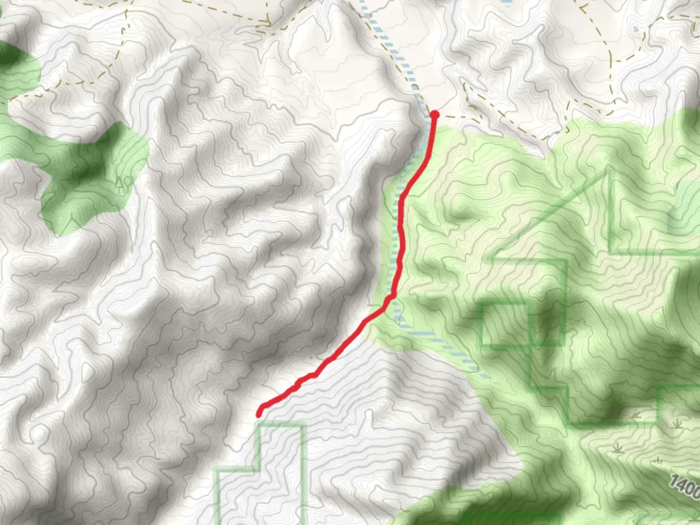 An image depicting the trail Doc Williams Canyon and Devil's Kitchen and its surrounding area.