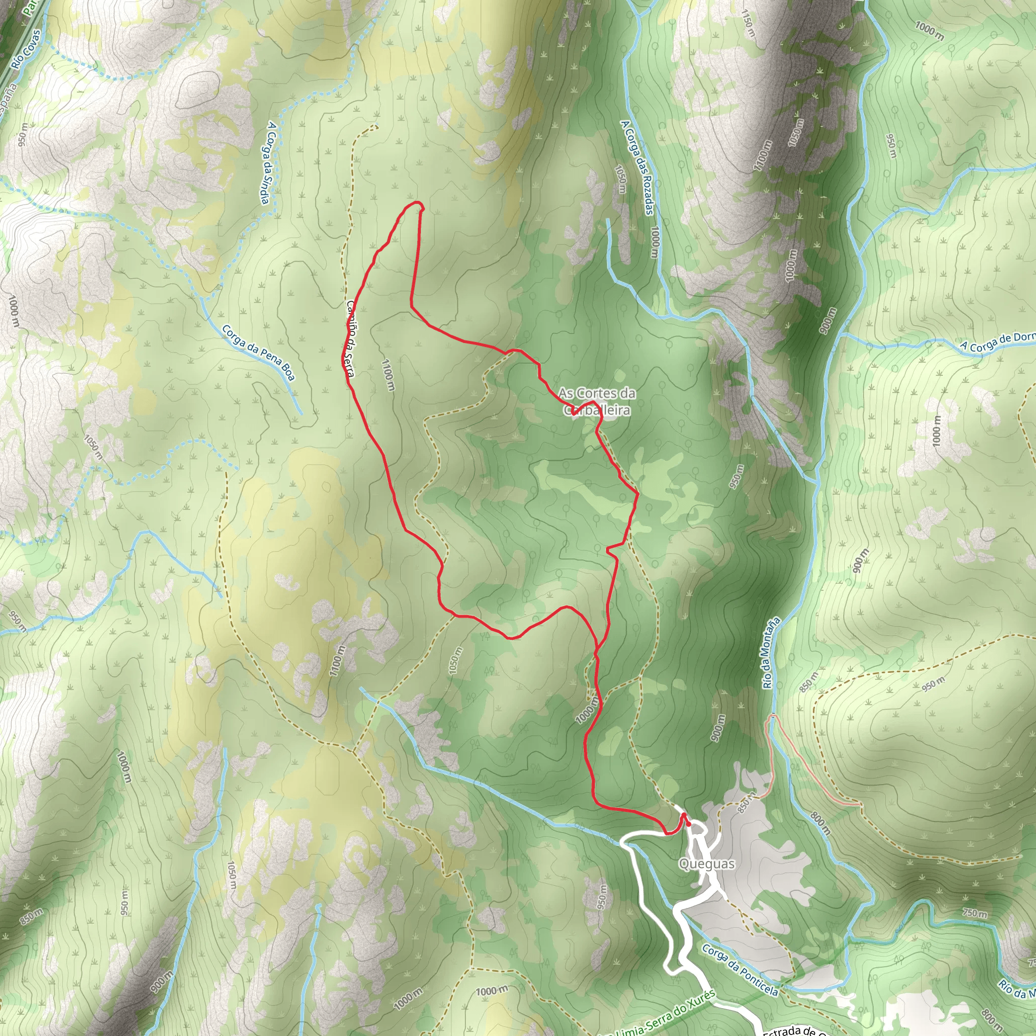 PR G 27 Rota de Queguas mobile static map