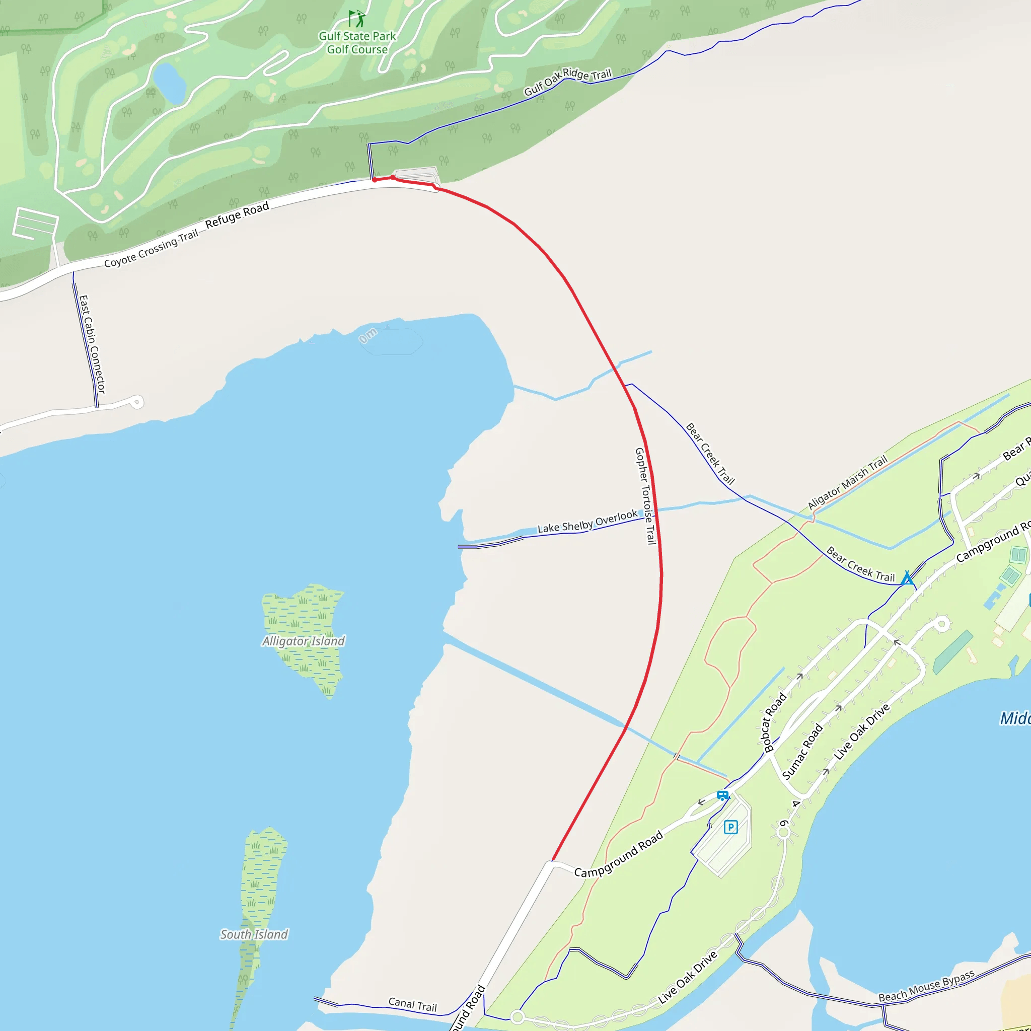 Gopher Tortoise Trail mobile static map